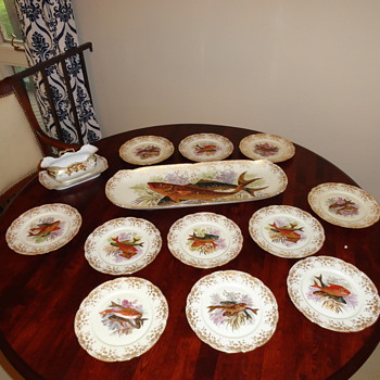 Limoges Fish Service