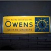 Owens Boat Advertising Clock