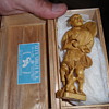 Ivory carving.