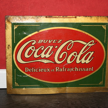 Coca cola sign