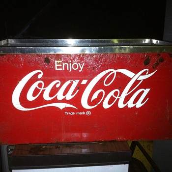 Coke Ice Chest Dispenser