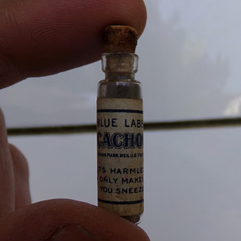 Cachoo, 1904-1919 Sneezing Powder - Bottles