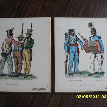 ROTC Photo's on Wooden Backing. - Posters and Prints