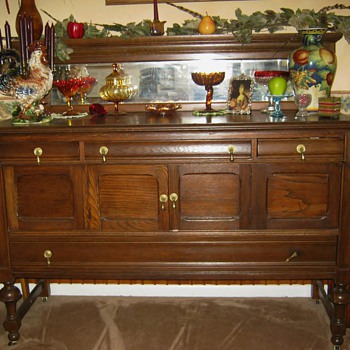 My Early 1900 Oak Buffett - mission oak ?