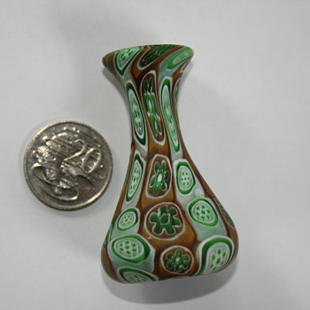  My great grandmother's Millefiori posy vase c.1887  - Art Glass