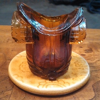 1890's "saddle" toothpick barrel-unknown maker - Glassware