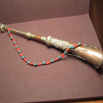 Turkish Middle Eastern Horn ? Decorative Wall Hanger ?