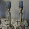 Candle Holders, filled with cement?