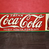 coca cola tin sign