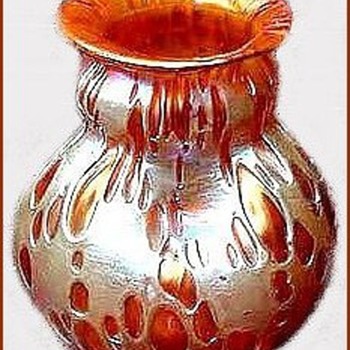 LOETZ  PINK  DIASPORA - Art Glass