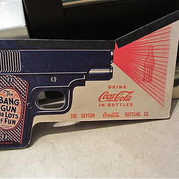 Coca Cola 1930s paper BANG gun