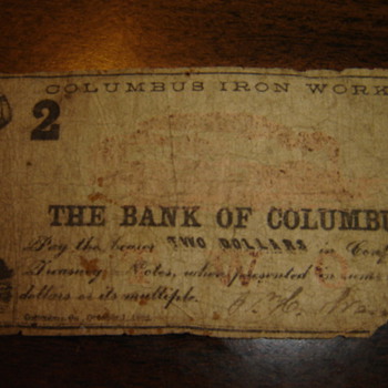 Confederate Bills