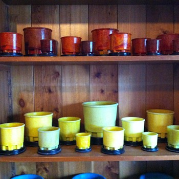 rearranged the pots - Art Glass