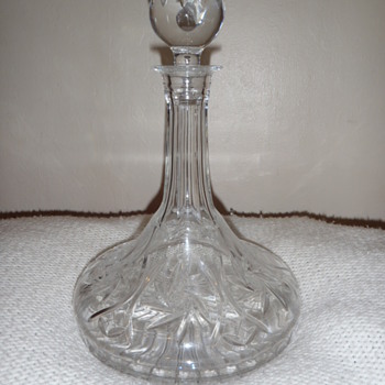 Antique Decanter Crystal 