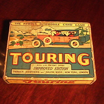Todays Thrift Store Find! Touring Famous Automoble Card Game 1926 - Games