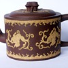 Puzzling Small Early English Redware Teapot Wedgwood?  
