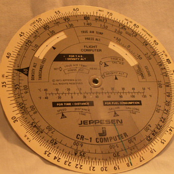 1955 Jeppesen CR-1 Flight Computer - Office