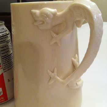 Lenox Belleek dragon mug
