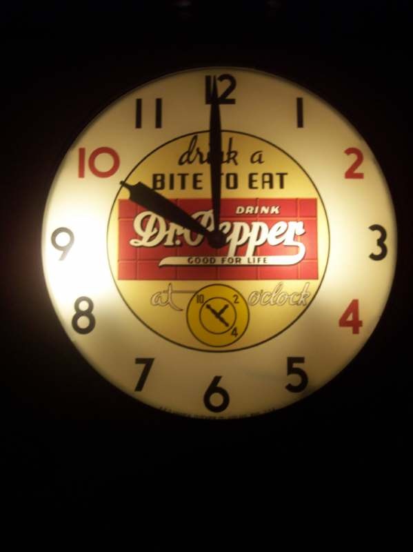Dr. Pepper 1024 clock Collectors Weekly