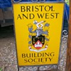 Bristol & West Building Society Metal Sign