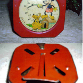 Mickey Mouse Thermometer 1934 to 1938 acquired