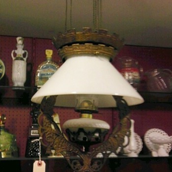 Iron Horse Oil Lamp