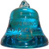 Opening of Trans-Pacific Glass Bell Paperweight
