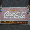 Cola Cola cast iron sign Fountain Service!