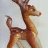 Inflatable Reindeer - Vintage HEAVY rubber Made in Japan
