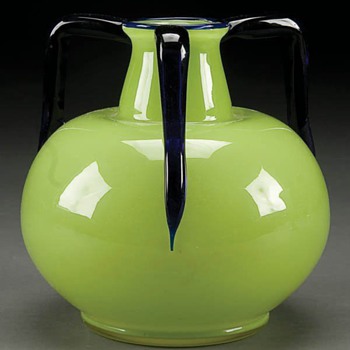 Loetz 3-handle Shape #12 - Jug - Art Glass