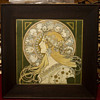 Alphonse Mucha  Zodiac print in original frame