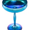 Steuben Blue Aurene Compote