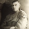 RPPC of Army soldier with 2nd Division Patch (Indian Head)