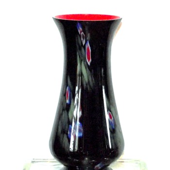 Czechoslavakian Export Deco Murrine/Milifiori Canes Vase - Art Glass