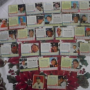1961-63 Post baseball cards