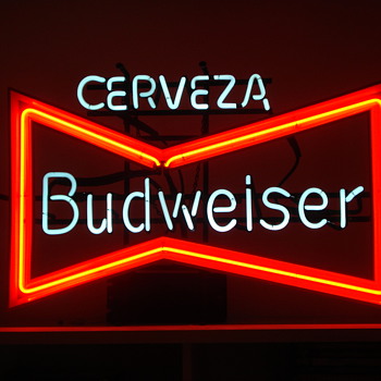 Vintage Bud sign