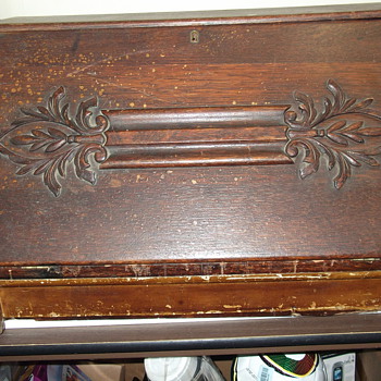Old oak desk I found at a yard sale. Another project!!!!!