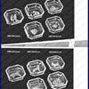HOFFMAN/ SCHLEVOGT INTAGLIO OPEN SALTS