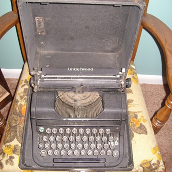 Older "Underwood" typewriter