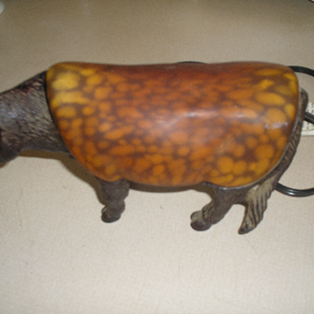 Cast Iron Bull TV Lamp?