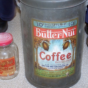 Butter-Nut Coffee Collection Tins/Bottles