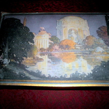 DAVIS FRUIT CAKE TIN LOS ANGELES