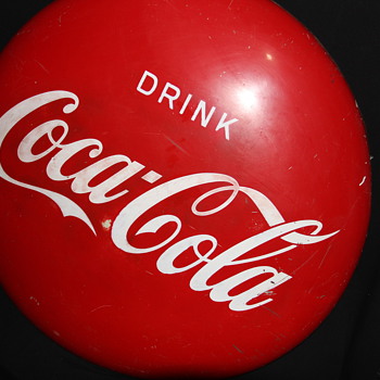 Drink Coca Cola Disc. 36 inches across. year ?? - Coca-Cola