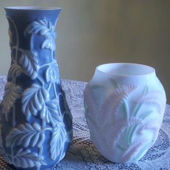 Milk Glass Vases - Glassware