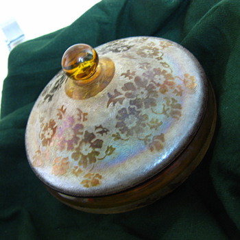 Wonderful Czechoslovakia Jar - Art Glass