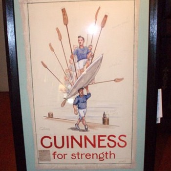 Guinness For Strength - Oarsmen - Breweriana