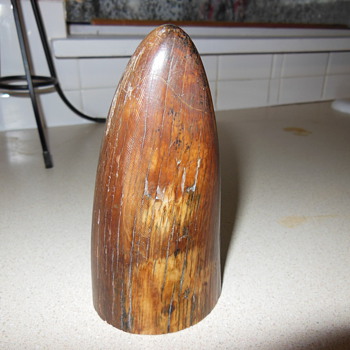 Captain Albert Wood? (1813-1884) 1840's Sperm Whale Tooth Nantucket