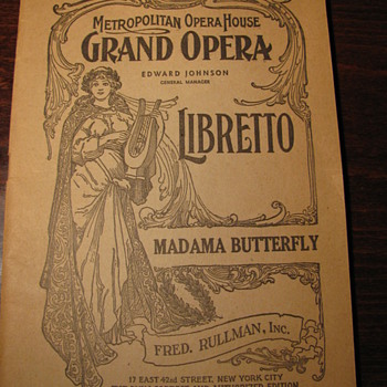 Madama Butterfly- Metropolitan Opera House in 1907