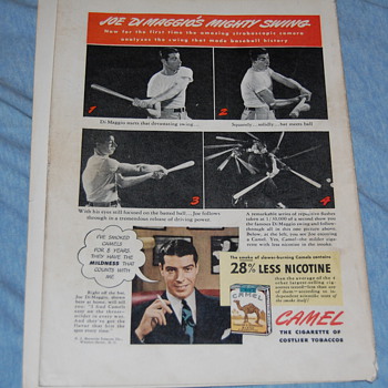 A few Joe Dimaggio items 1940 & 1942