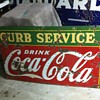 Coca Cola 1930's Curb service sign